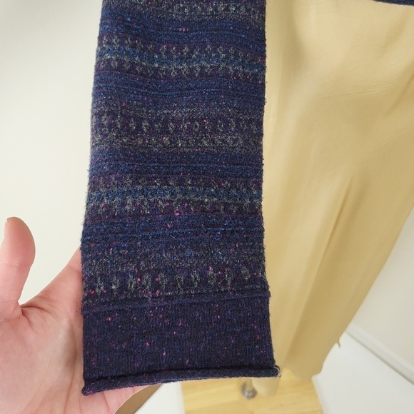 Vintage Italian Navy Grandpa Sweater - Picture 7 of 8